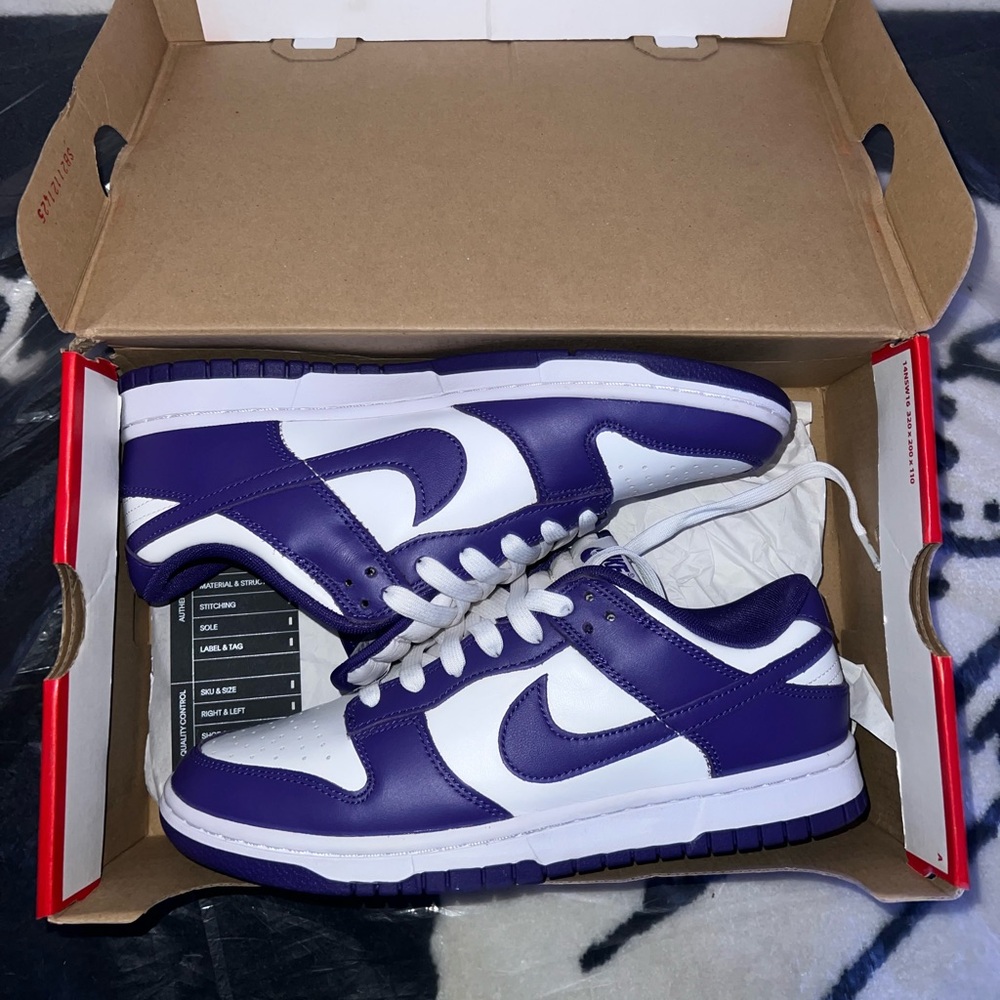 Dunk low champion purple